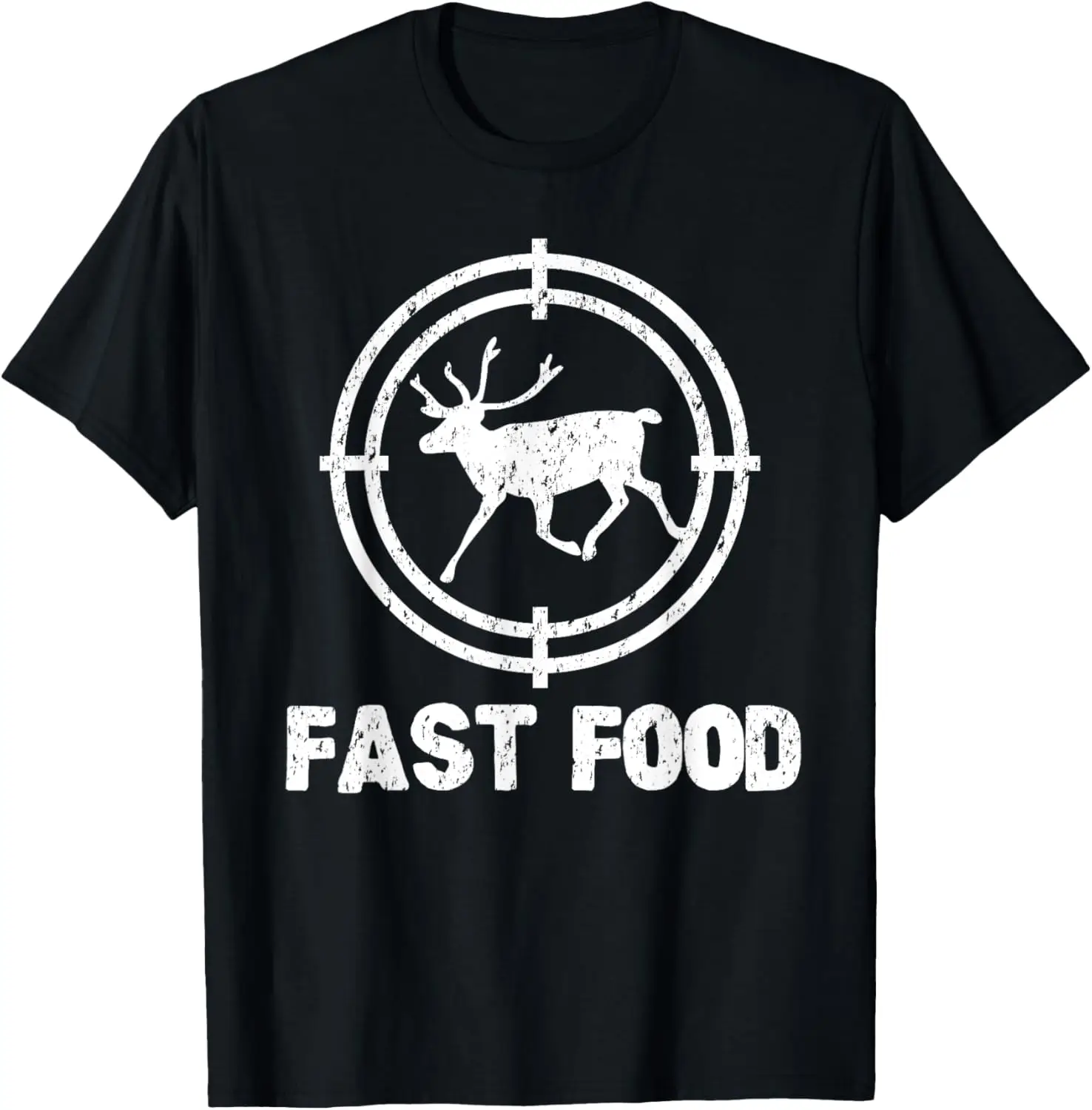 Funny Fast Food Deer Hunting Hunter Gift T-Shirt