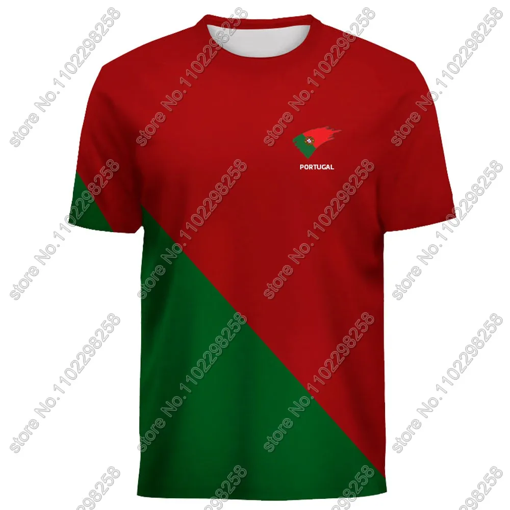 Maillot Portugal National Jersey team Fans 2024 T Shirts 3D Print Mens Shorts Running Streetwear Casual Training Suit Clothe