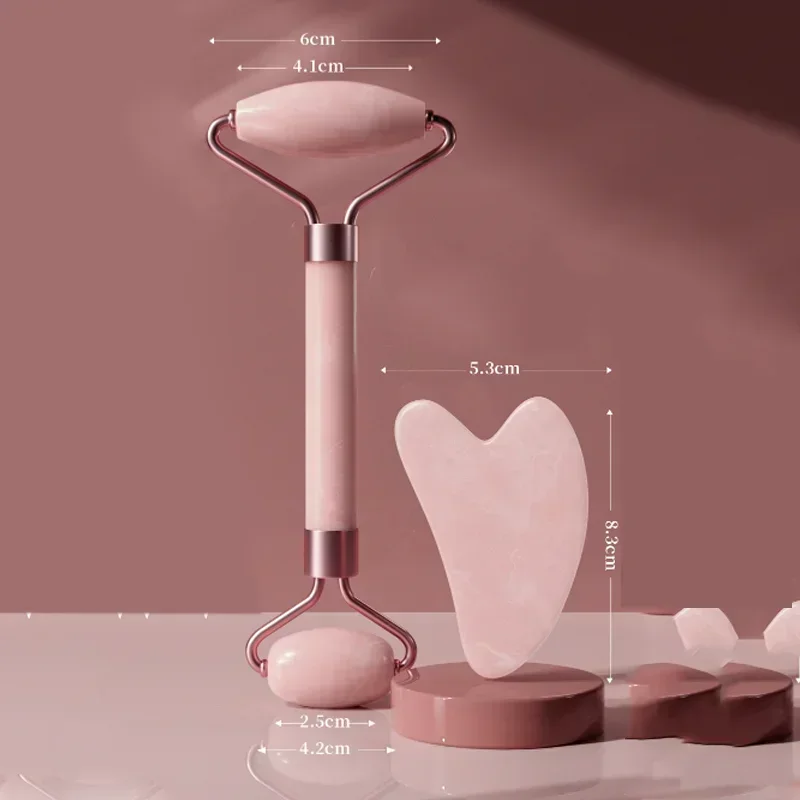 1-2 teile/satz Gesicht Spa Neck Massager Für Gesicht Roller Gua Sha Schaber Bord Lift Up Falten Entferner augenpflege Harz Guasha Set Haut