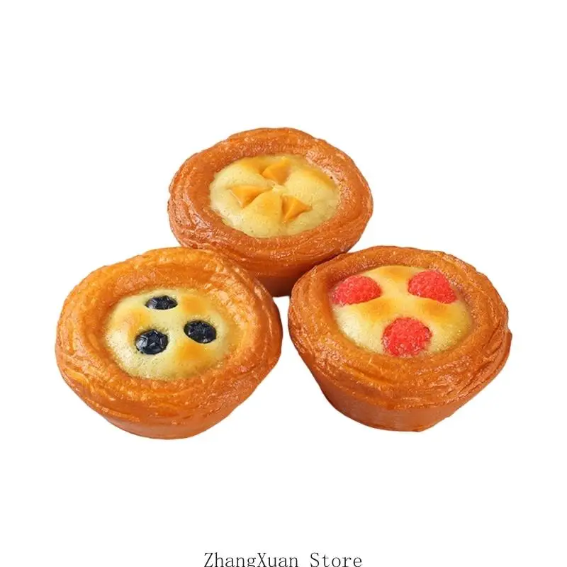 Künstliches Dessertmodell-Set aus PU, Bäckerei-Themendekoration für Regalszenen, Geburtstagsfeiertische, Ladentheken und 3XUF – Detail 9