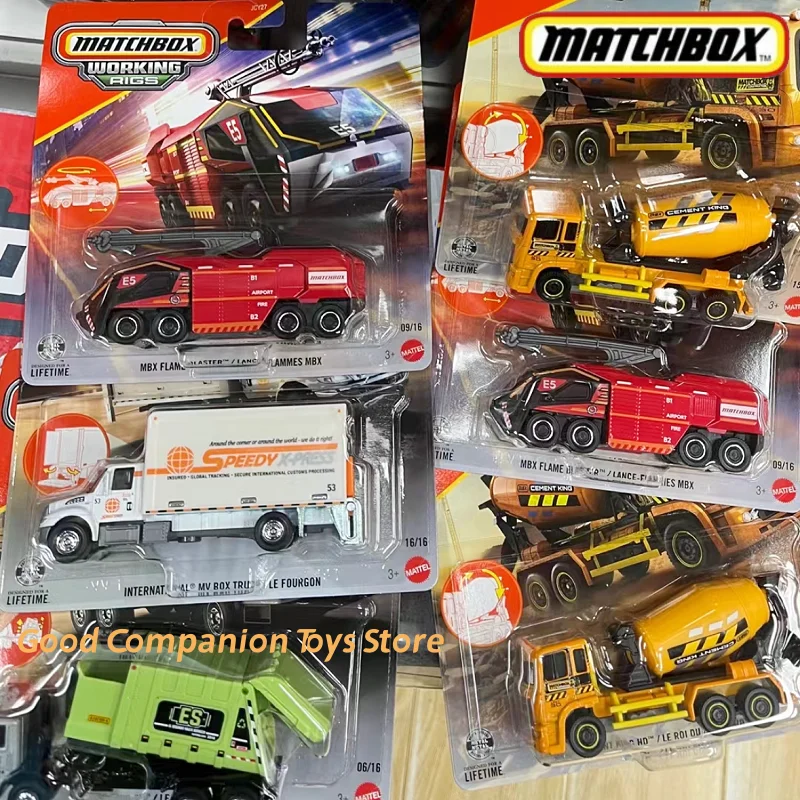 

Модель пожарной машины для аэропорта Matchbox JCY27, масштаб 1:64, литая под давлением, коллекционная, из сплава