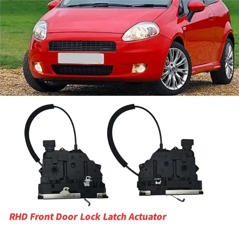 AA01-Car Front Door Lock Latch Actuator Mechanism RHD For Fiat Grande Punto Alfa Romeo 05-15