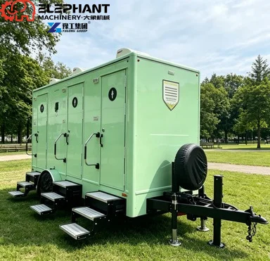 Portable Washroom Trailer Vip Mobile Luxury Camping Caravan Shower Bathroom Outdoor Container Environmental Moveable Toilet