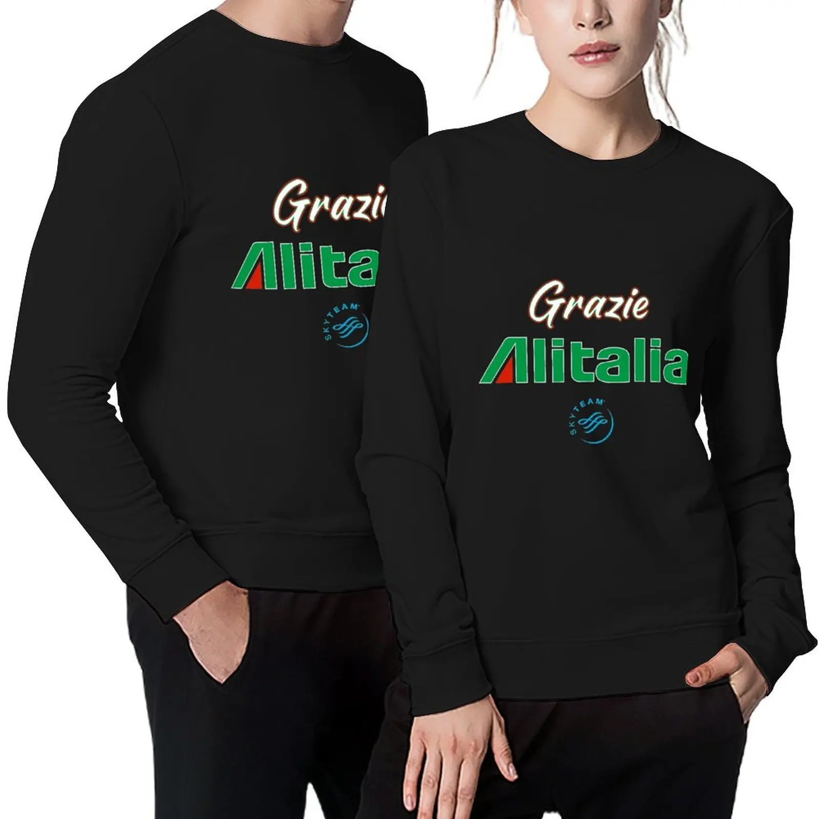 

Alitalia Airplane Airport Plane Farewell Homage Pullover tracksuits men's clothing blouse new sweatshirts