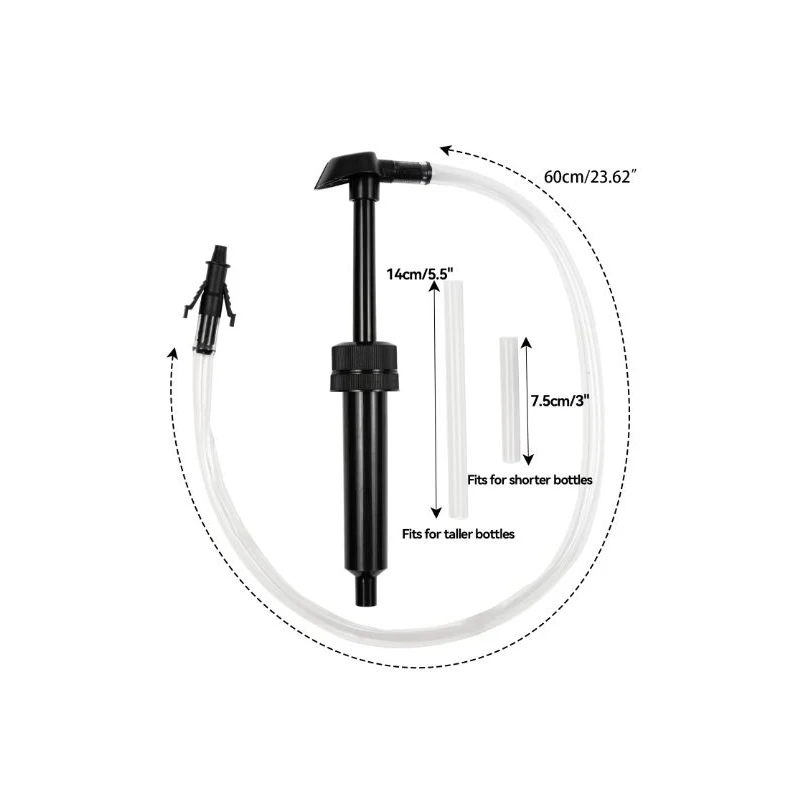 Manually Pressing Fuel Oil Diesel Petrol Transfer Pump for Auto Transmission Liquid Syphon Automotive Parts Car Hand Siphon Pump