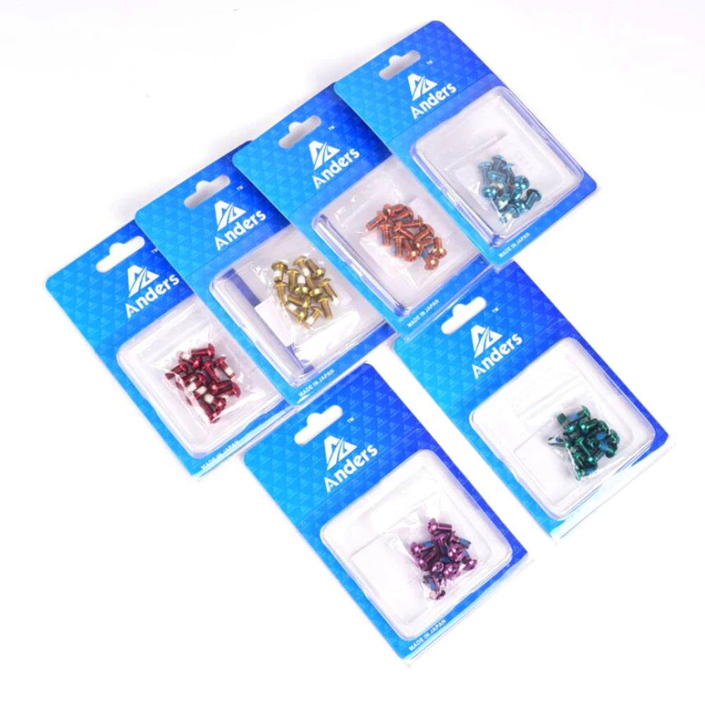 マウンテンバイクディスクブレーキローター用ボルト,t25 torxねじ,ディスクスクリュー,m5x10mm,7色,1個,3個,6個