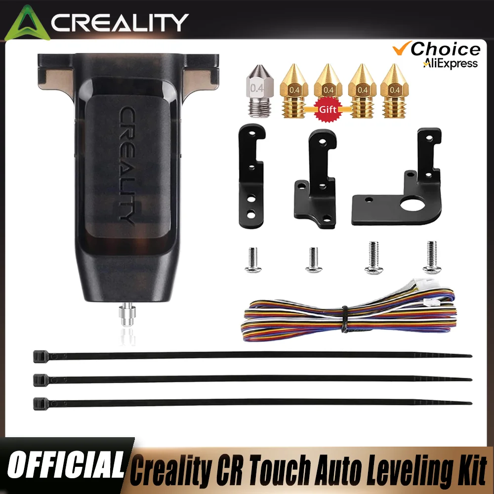 

Creality Official CR Touch Auto Auto Leveling Kit，3D Printer Bed Auto Leveling Sensor Kit，for Ender 3/3 V2/3 Pro/ 3 Max/ CR 10
