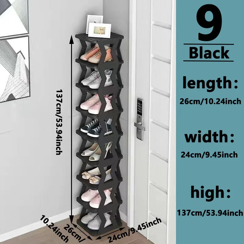 Multi-layer household shoe rack folding dust-proof student dormitory simple shoe rack with large capacity