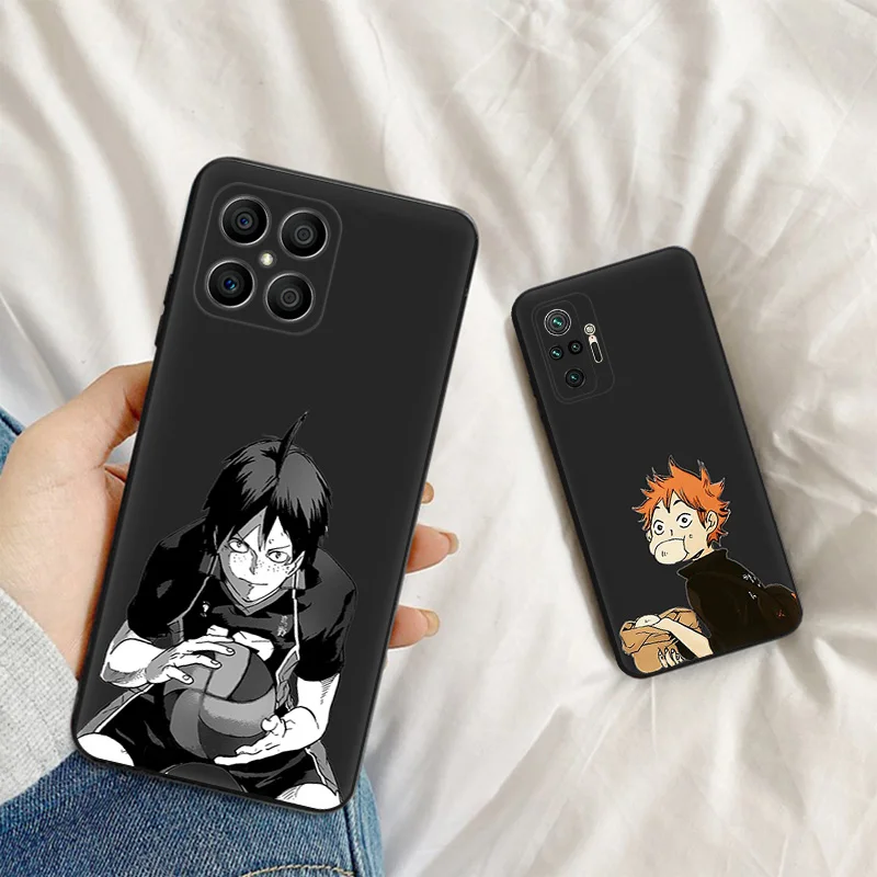 Soft Anti-Drop Phone Case For Honor X7b X6 70 90 X8 b X9A X9B Magic5 Pro X8A X6A 8X Haikyuu Hinata Pixel 8A 7A 6A 6 7 8 Cover