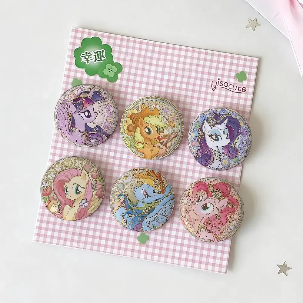 M-My Little Ponys Badges Tinplate Soft Button Pin Brooch Metal Badge Custom Jewelry Accessories Hat Bag Lapel