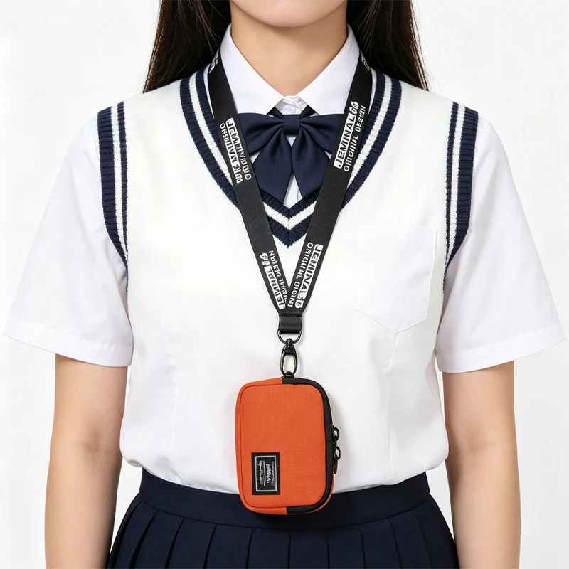 

Mini Coin Purse and Card Holder Pocket Size Multifunctional Ultralight Small Wallet with Zipper Durable Earbuds Small Gear Bag