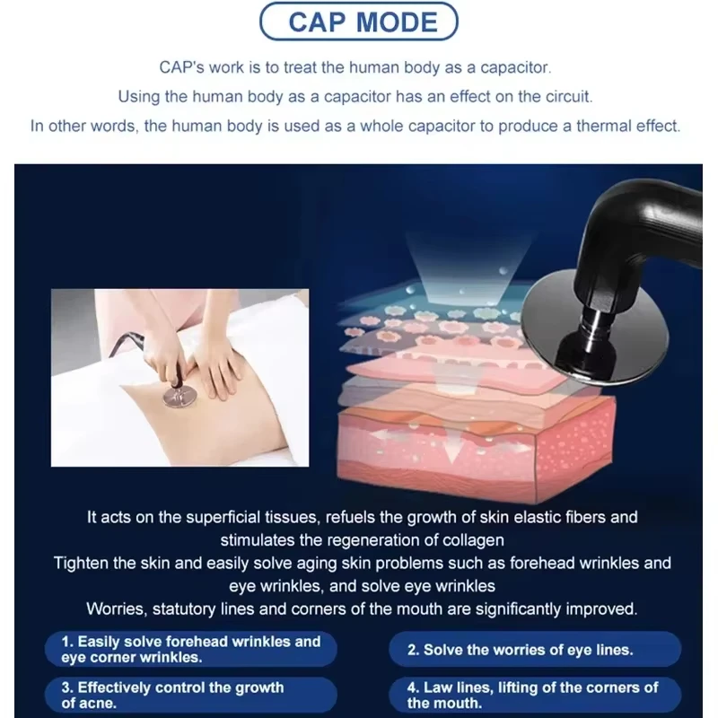 INDIBA CET RET Tecar 448Khz Physical Therapy Device, Weight Loss Healthcare System, High Radiofrequency Rf Diathermy Pro