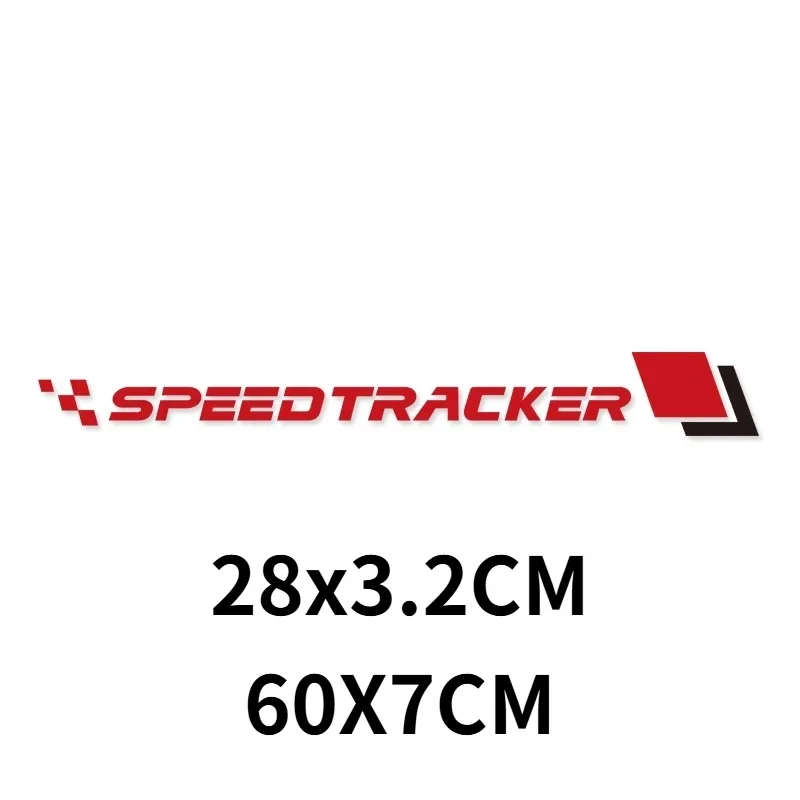 2PCS/Sheet Speed Tracker Stripes Car Stickers for DIY Auto Door Side Body Front Bumper Creative Waterproof Universal Vinyl Decal
