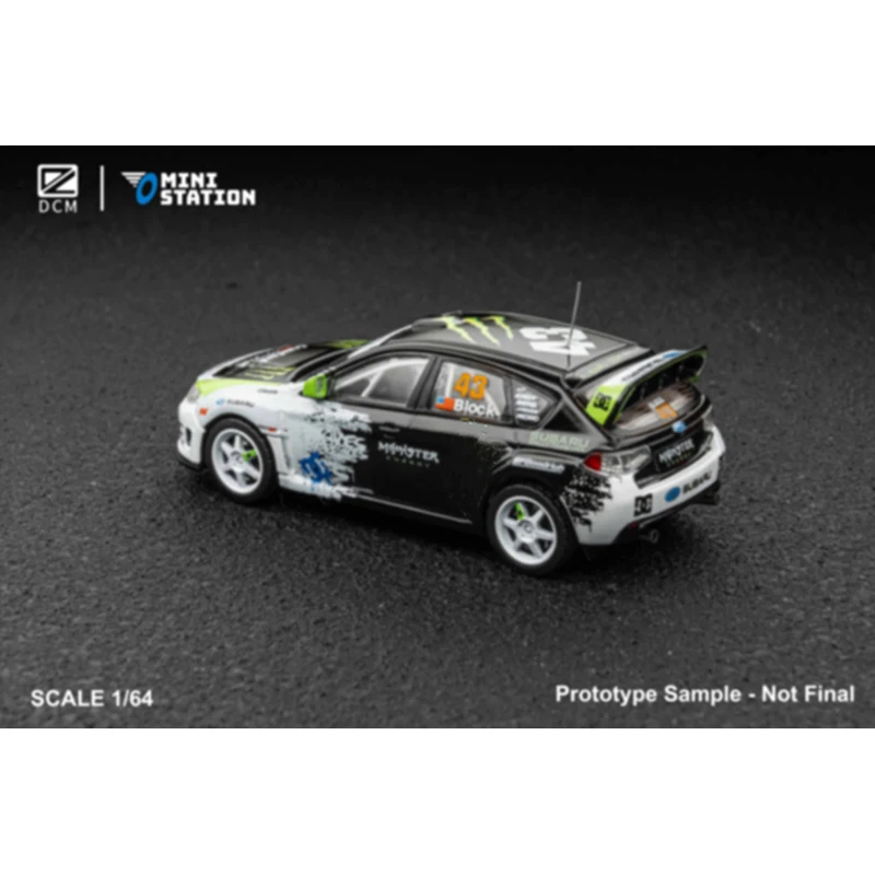 Vorverkauf DCM 1:64 2008 Subaru Impreza WRX STI Rally Block 43 Diecast Diorama Auto Modell Spielzeug