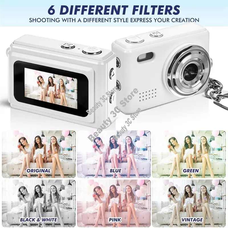 المحمولة 0.96 بوصة 1080P كاميرا رقمية صغيرة المفاتيح CCD كاميرا فيديو للطلاب السفر دراسة تسجيل-A76U