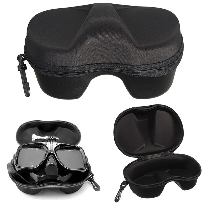 New 1PC EVA Multifunction Face Cover Snorkel Zipper Case Diving Glasses Storage Box Scuba Snorkeling Set For Underwater Swimming