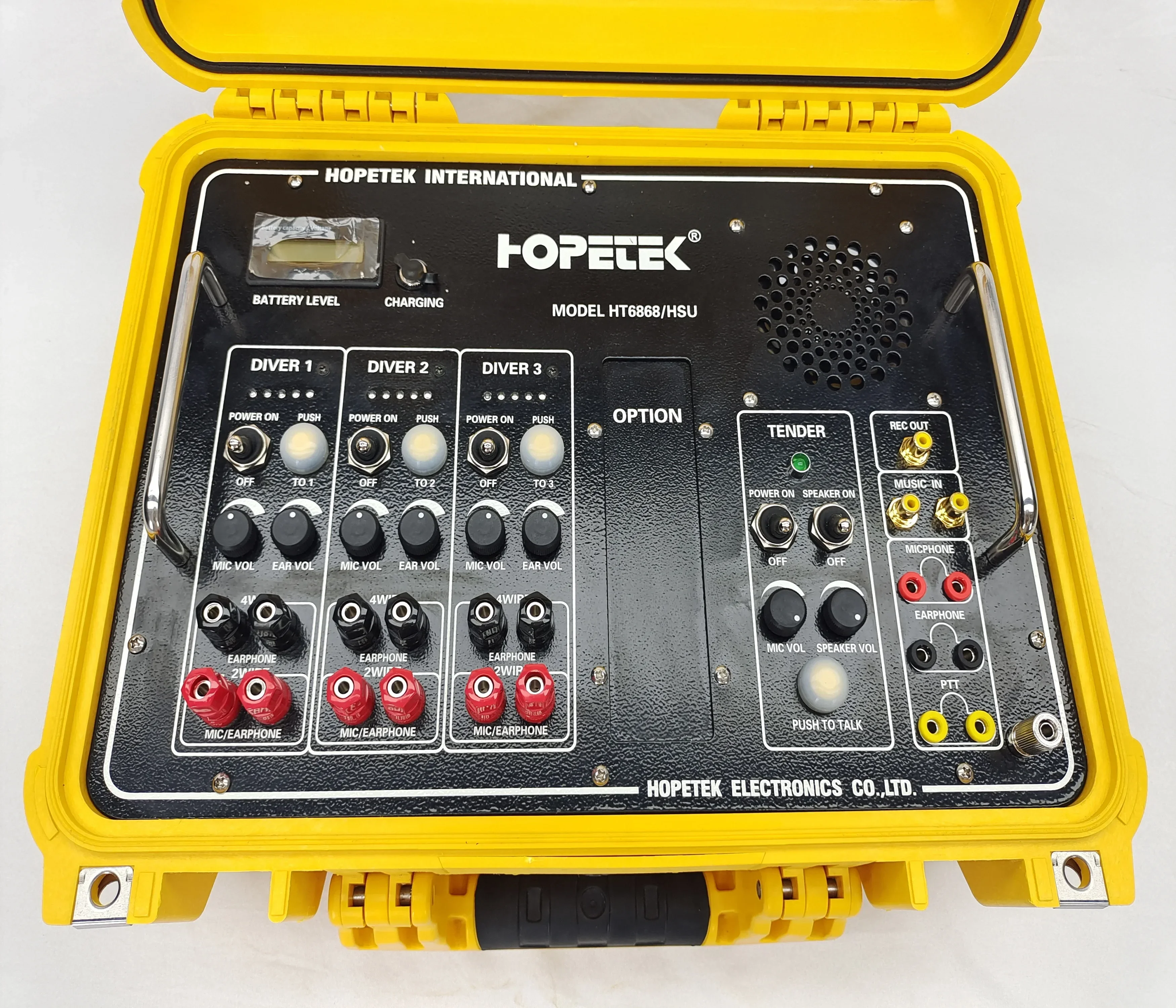 HOPETEK โรงงานขายตรงการสื่อสารการดําน้ําใต้น้ํา HT-6868 นักดําน้ําสามตัวสื่อสารการดําน้ําใต้น้ํา