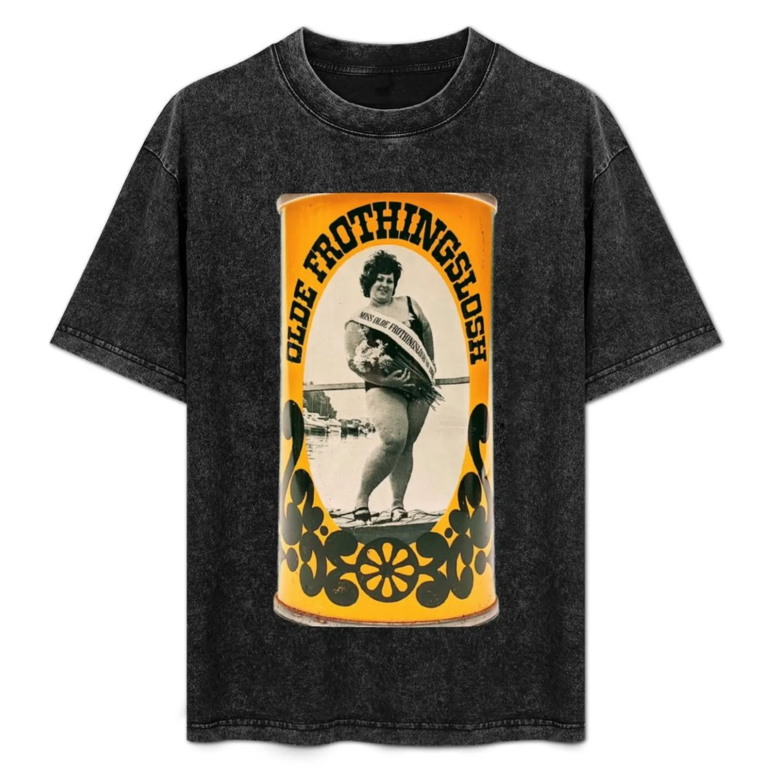 

Vintage Old Frothingslosh Beer Can T-Shirt Plus Size Everyday Tee Shirt