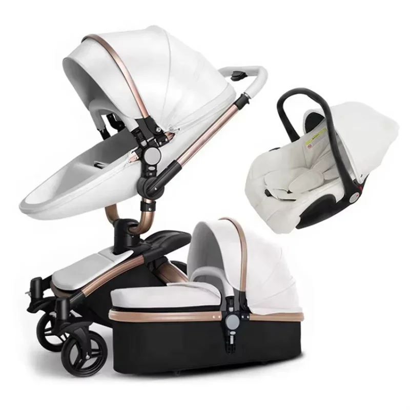 

New Model Luxury Design Baby Mima Stroller Walkers 3 In 1 Hot Mom bebek arabasi