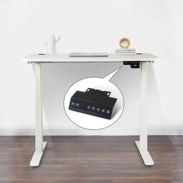 Intelligent Office Furniture Electric Lifting Table Height Adjustable Simple Steel Bracket Lifting Office  Desk