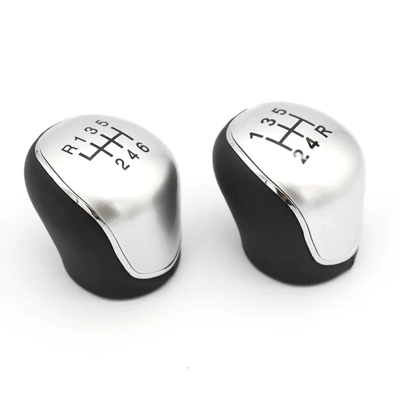 5/6 Speed Shift Knob For Ford Mondeo 4 Mk4 Focus S-Max C- Max Kuga Galaxy Leather Shift Head Car Accessories - view 3