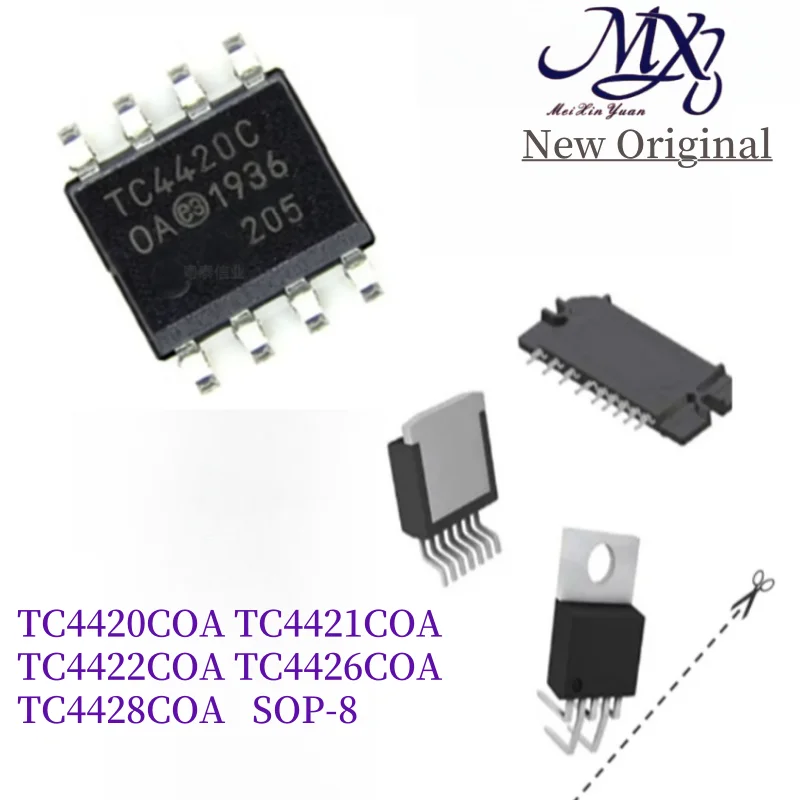 MXY 5Pcs TC4420COA TC4421COA TC4422COA TC4426COA TC4428COA TC4420 4421 4422 4426 4428 EOA AVOA SOP-8 IC Chip Stock Wholesale