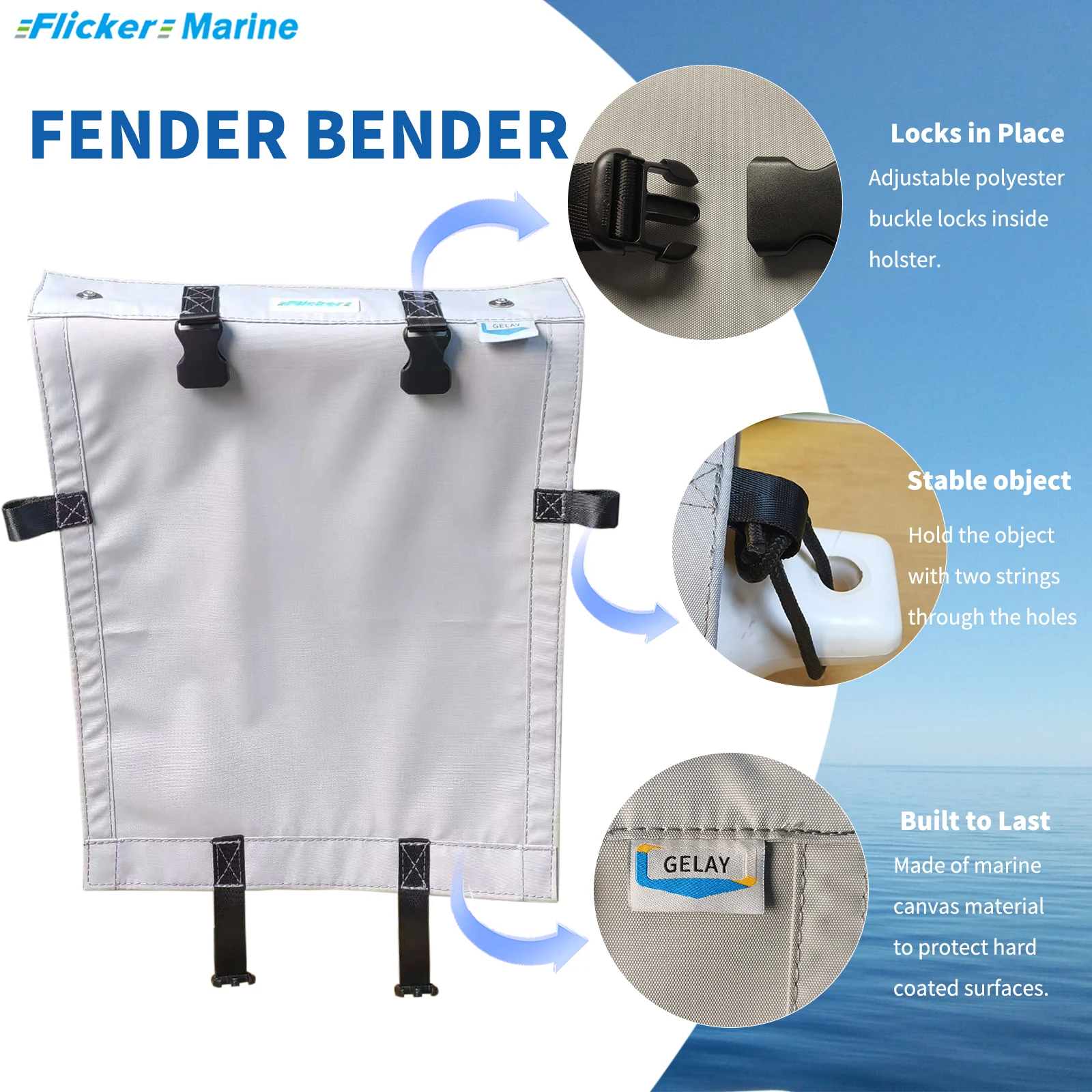 Marine Dock Mooring Anti-Collision Ball Fixing Bag, Yacht & Sailboat Protection Storage Bag, Anti-Scratch Wear-Resistant Hanging