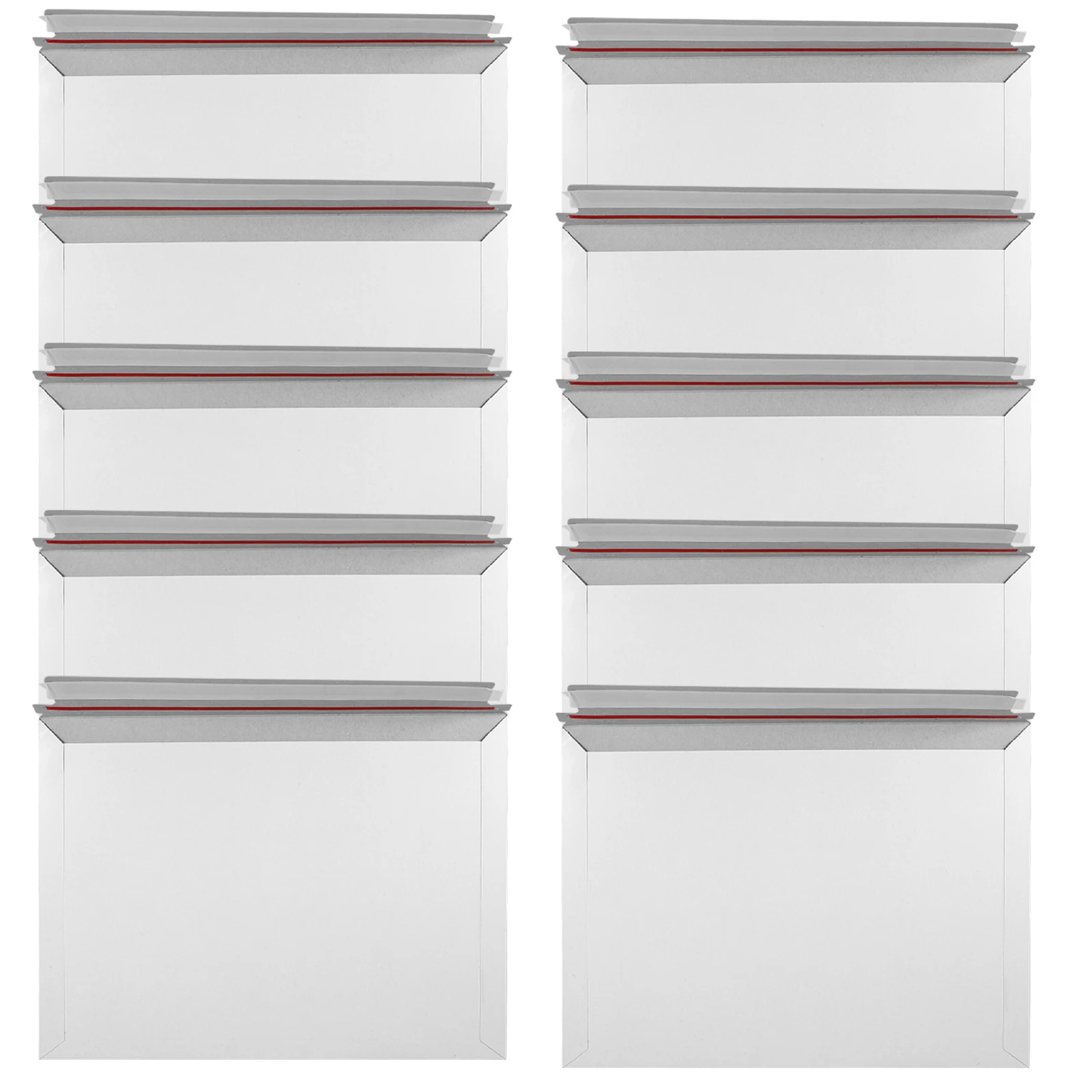 

30 Pcs File Holder Document Envelope Envelopes Self Seal Cardboard Mailers Flat Kraft