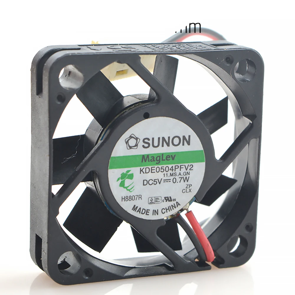 2 Pcs  For Sunon KDE0504PFV2 Maglev Vapo DC 5V Fan 4CM 4010 40x40x10MM 0.7W Cooling Fans CPU