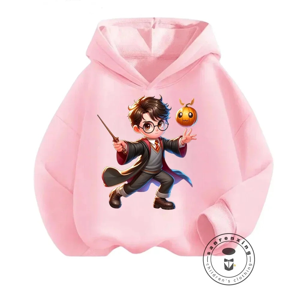 Back to Hogwarts in Style Fashion Harry Potter Sweatshirts for Boys Girls Featuring Adorable Q-Version Artwork in Kawaii Design