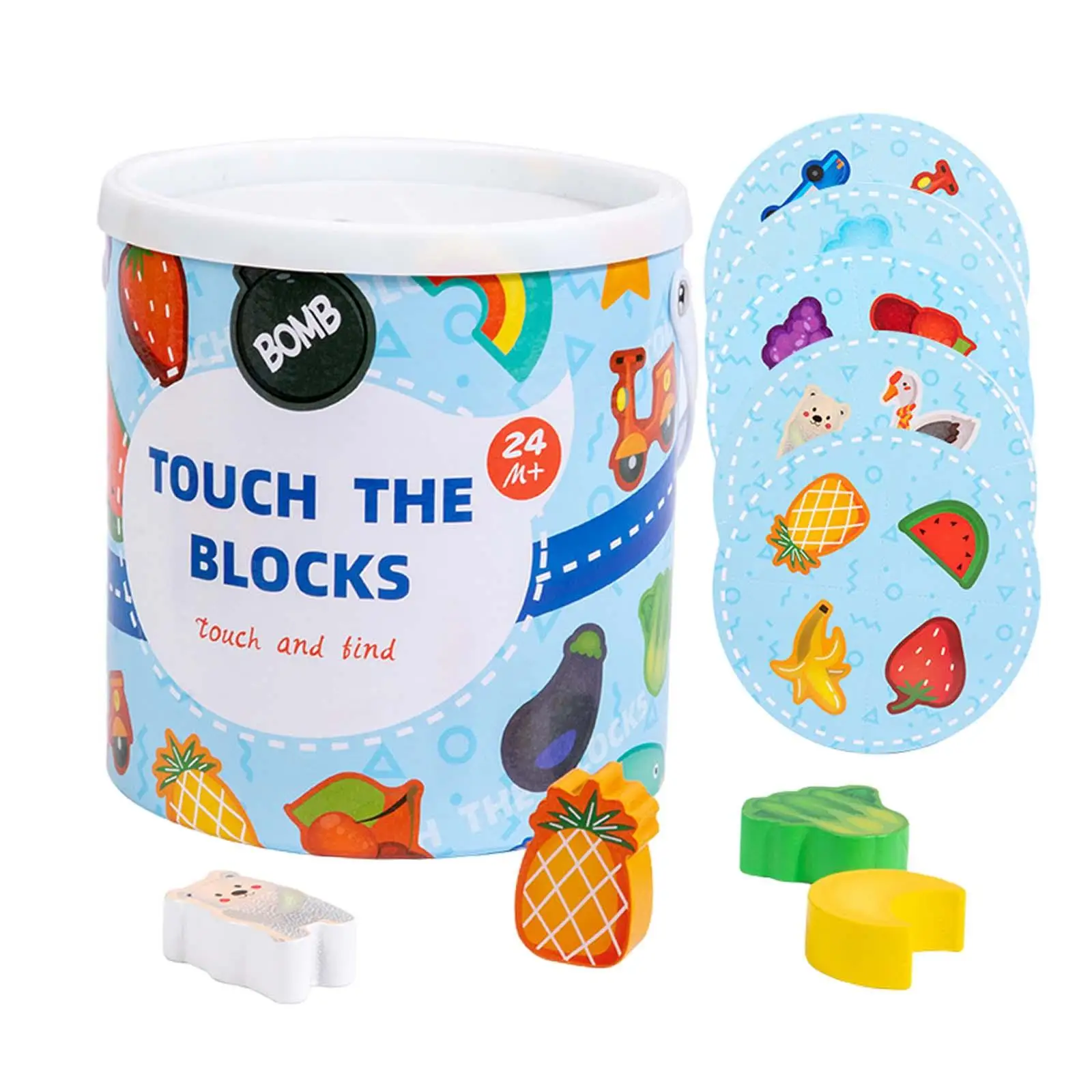 Sensory Grasp The Block Preschool Activities Early Educational for Age 3+ Years