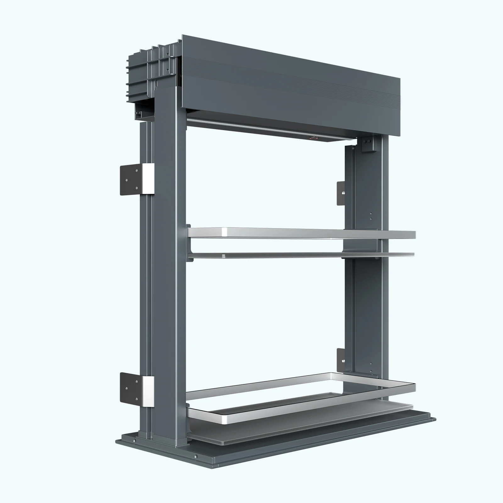 

Pro256 Touch Switch Pull Down Shelf for Upper Cabinets- Smart Kitchen Tools,Pull Out Spice Rack,Kitchen Pantry Cabinet Organizer