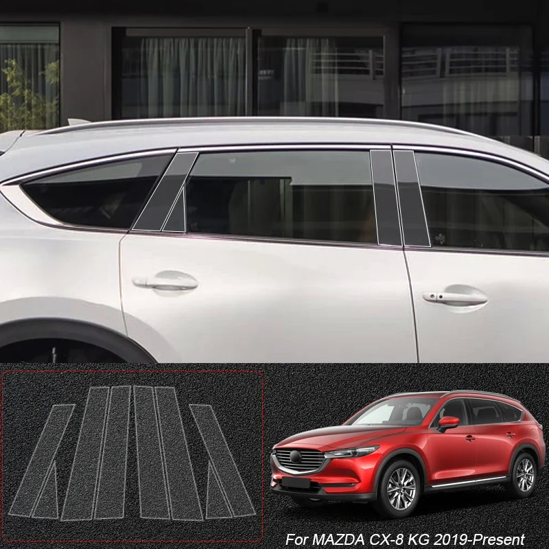 

Car Protective B Pillars TPU Film For MAZDA 3 BP 6 GL SEDAN 6E EZ6 CX-5 KF CX-8 KG CX-30 DM CX-50 CX-60 KH CX-80 EZ60 Accessory