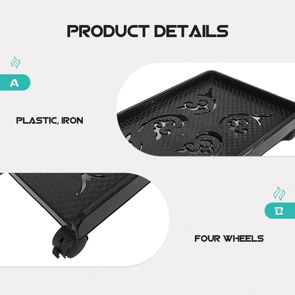 

Computer Tower Stand Heavy Duty Mobile Cart Swivel Brake Casters Desktop Tower Riser Pc Host Holder CPU Stand Pc Floor Riser