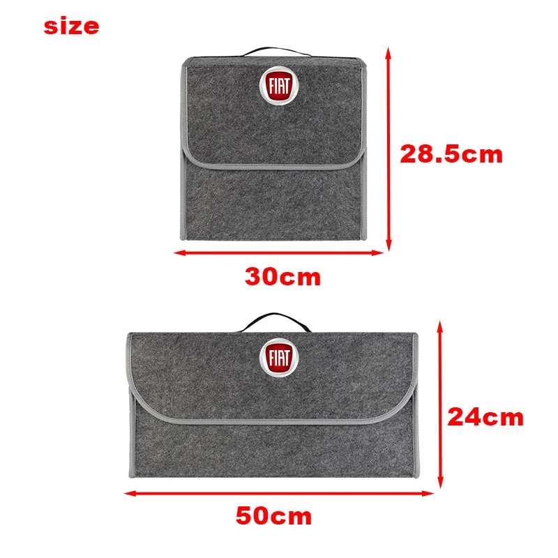 Car Trunk Organizer Storage Box Stowing Tidying Container Bag For Fiat 500 500L Abarth 695 595 Competizione 124 Spider PUNTO