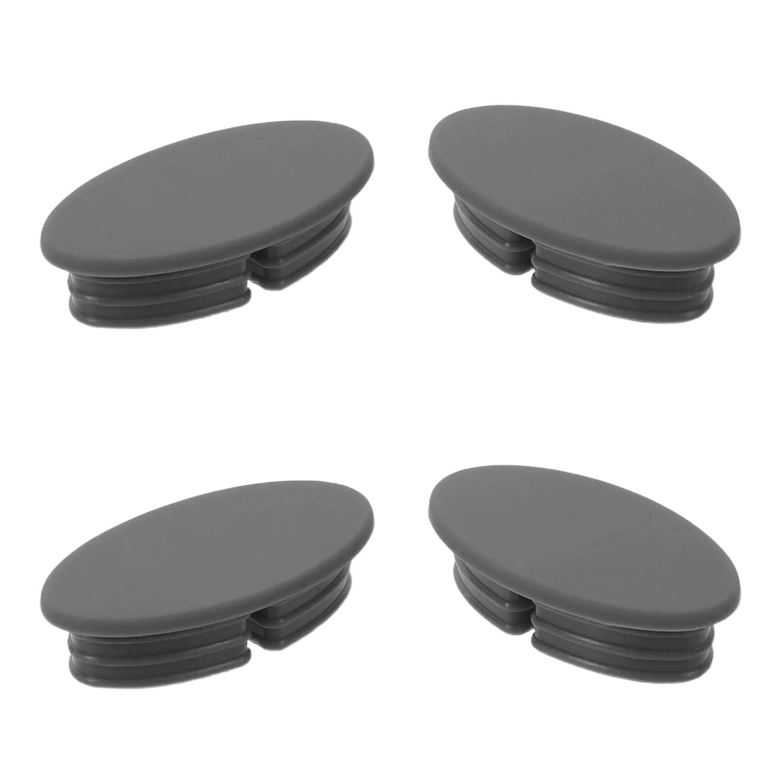 4Pcs Antislip Toilet Seat Buffers Rubber Cushion Pads Universal Quiet Close Soft Toilet Seat Bumper Replacement Impact Noise