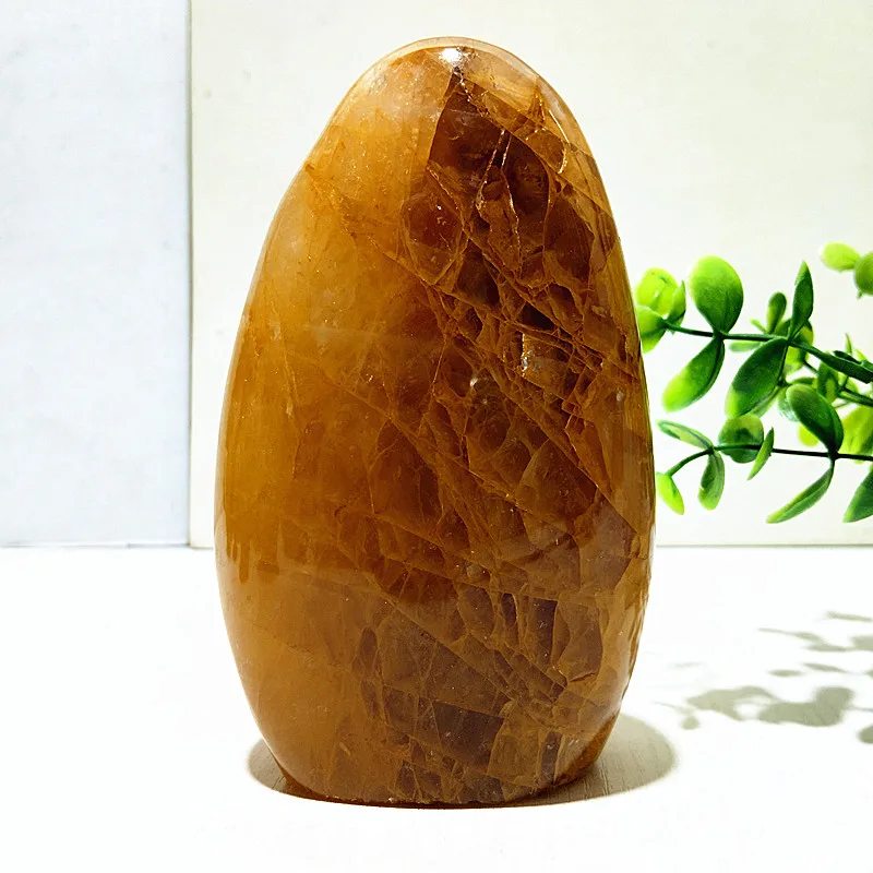 

Natural Stone Yellow Blood Quartz Crystal Random Type Gemstone Mineral Witchcraft Spiritual Healing Crystals Decoration