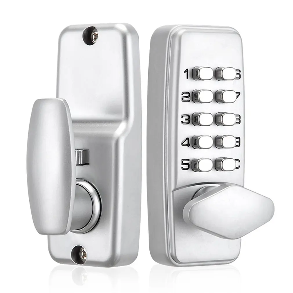 

New 380B Digital Password Door Lock Mechanical Code Keyless Entry Door Lock Waterproof Generation Password Electronic Lock