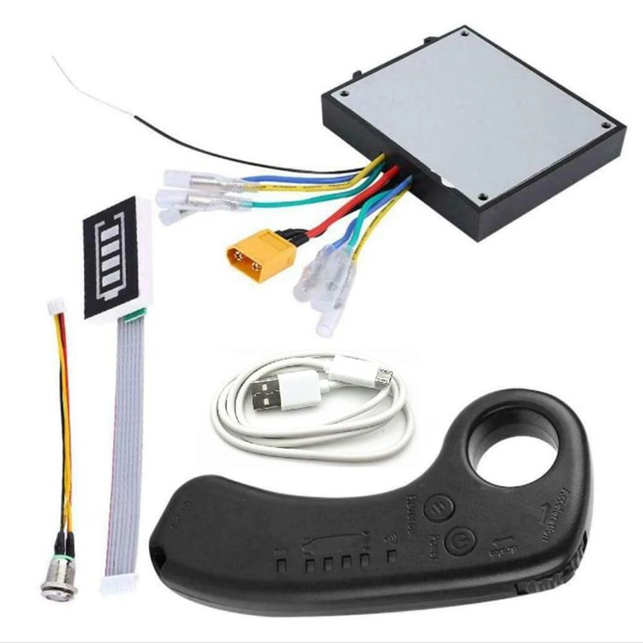 Juego de controlador eléctrico de doble Motor sin escobillas, 36V, Longboard Drive ESC, sustitución de Scooter, accesorios de placa base