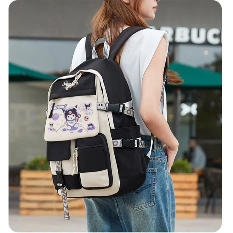 New Sanrio Clow M Student Schoolbag Cartoon Cute Large Capacity Waterproof and Lightweight Backpack School Backpack