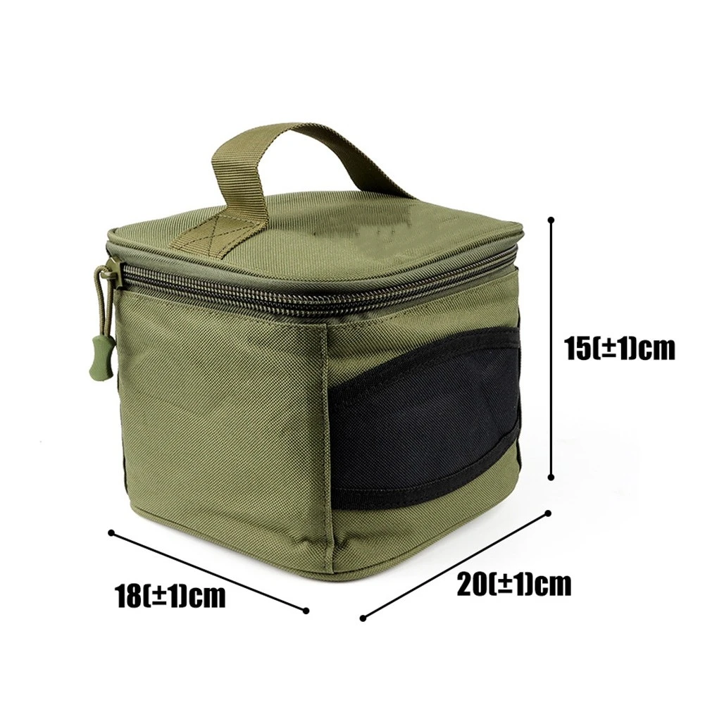 Deluxe Padded Waterproof Fishing Reel Case For Folding Storage Bag Scratch Resistant Oxford Cloth For Outdoor Angling