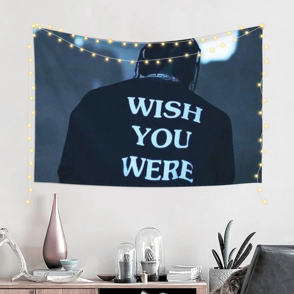 Wish You Were Here Travis Tapestry Room Decoration Accessories Bedroom Deco Wall Mural Tapestry