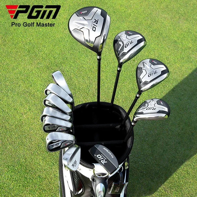 Golf Clubs Set, 460cc Premium Golf Clubs, Black Complete Kit, Professional Beginner Training Equipment for Golf Sports