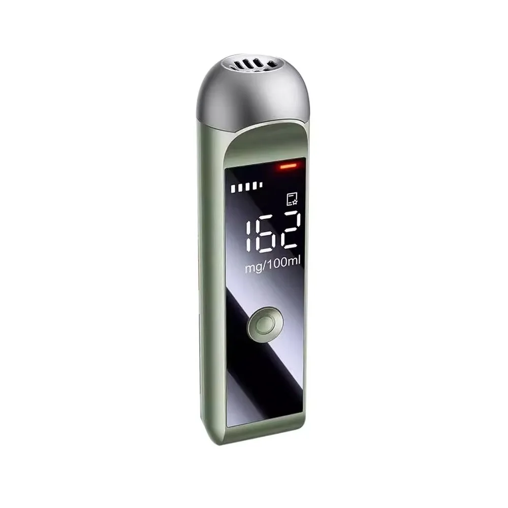 High Accuracy Alcohol Breathalyzer Tester Digital Display LED Display Breath Alcohol Tester Portable Blowing Type