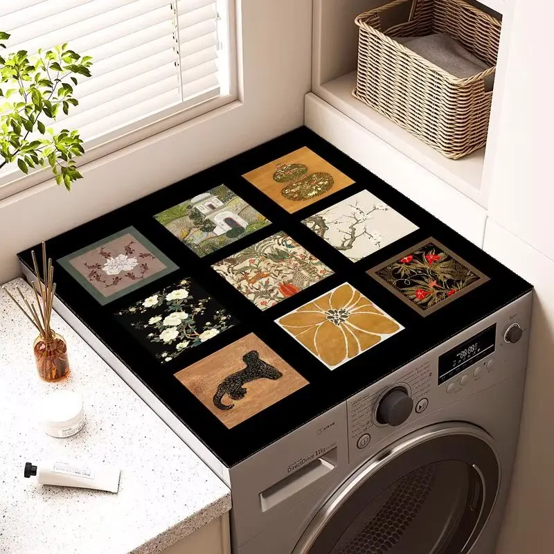 Roller washing machine,cloth cover,dust cover,diatom mud,refrigerator,water absorption,sun protection,leave-in mat,bedside table