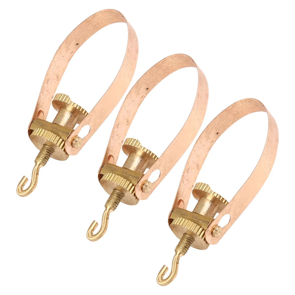 3 قطعة معدنية Erhu غرامة المستقبلون سلسلة الملحقات ضبط دقيق أجزاء متينة مناسبة لتسجيلات ممارسة العروض