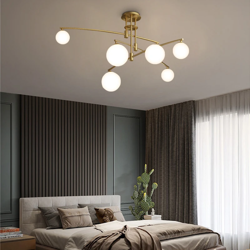 

Modern Nordic Chandelier Glass G9 for Living Room Bedroom Dining Room Kitchen Pendant Lamp Interior Lighting Hanging Luminaires