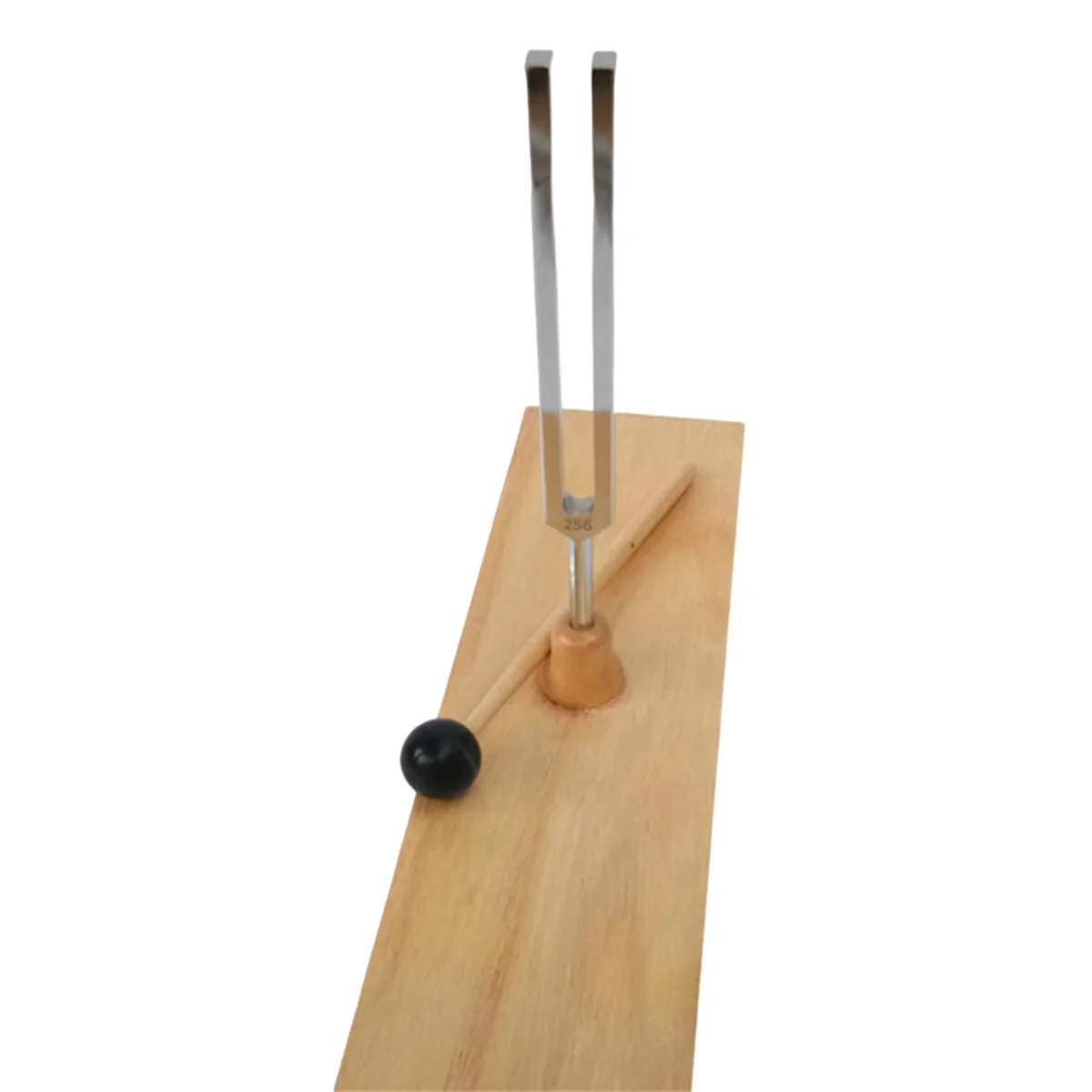 256HZ Tuning Fork with Wooden Resonant Box Acoustic Science Tools for Sound Therapy, Yoga, and Relaxation