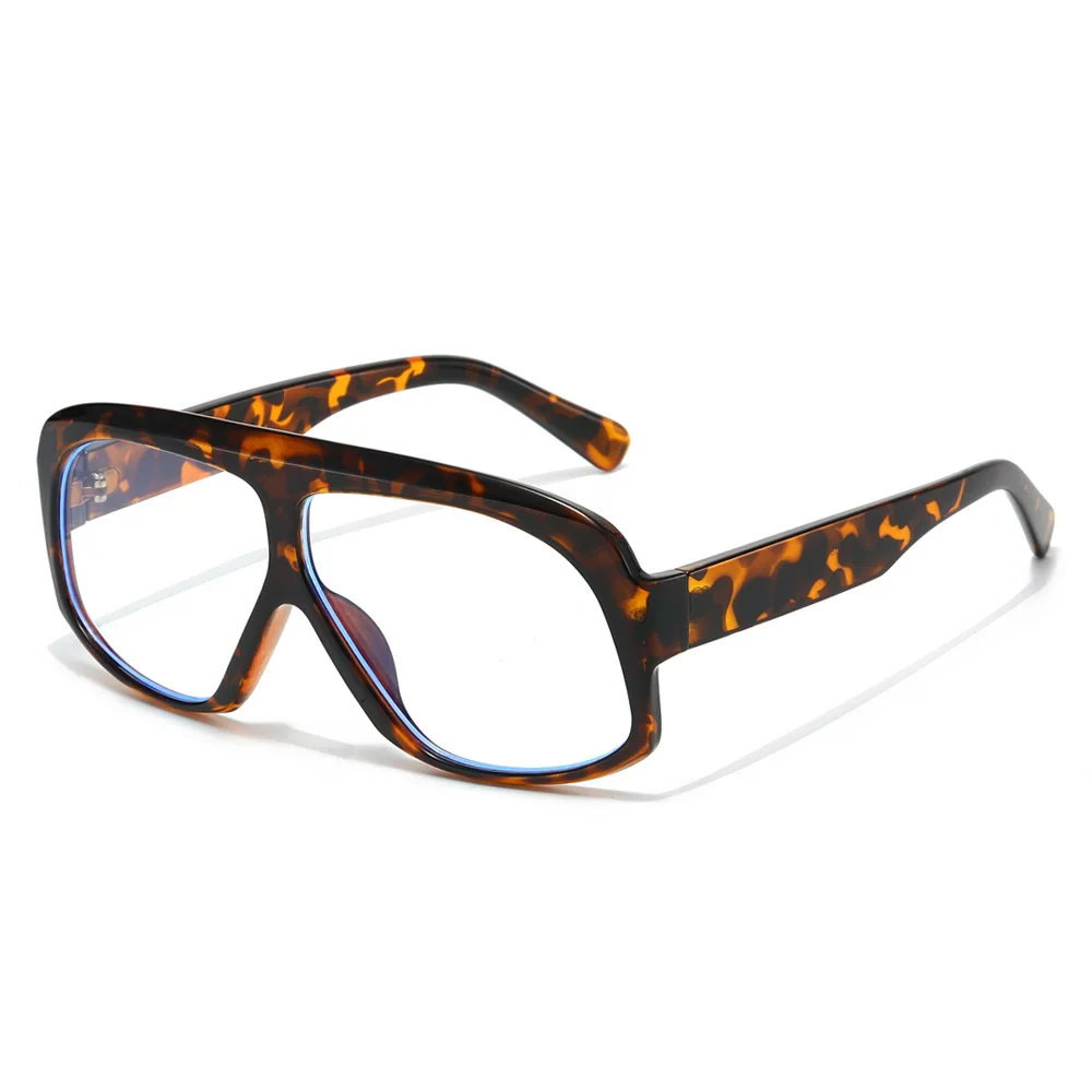 2026 New Pilot Large Frame Sunglasses for Women Customized Wide Thickened Frame Design with Blue Light Protection Glasses Frame