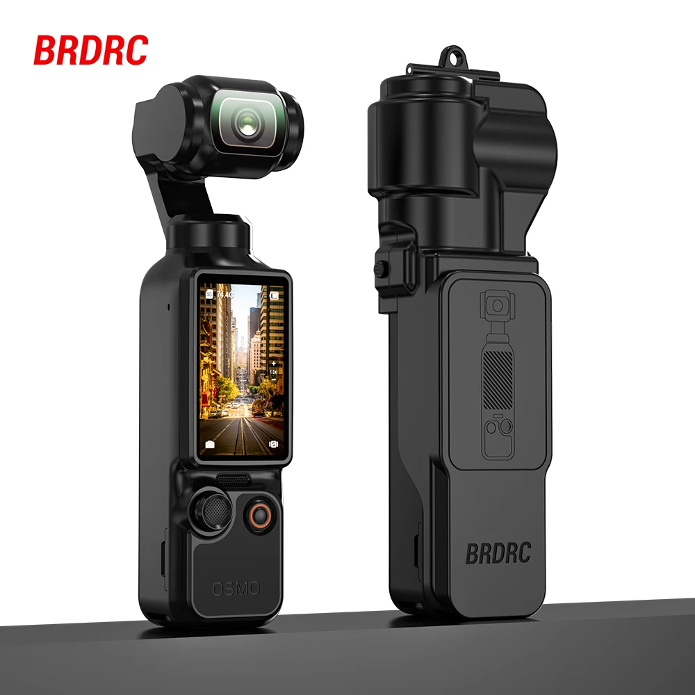 BRDRC Protective Case Hard Case for DJI Osmo Pocket 4 Accessories Gimbal Screen Protector Lens Guard for Carry/Protection/Storag